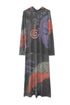 Drawing by Kristina HOOD DRESS -TWO BUDDAHS- *Last1
